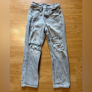 American Eagle Outfitters Light Gray Comfort Stretch Jeans